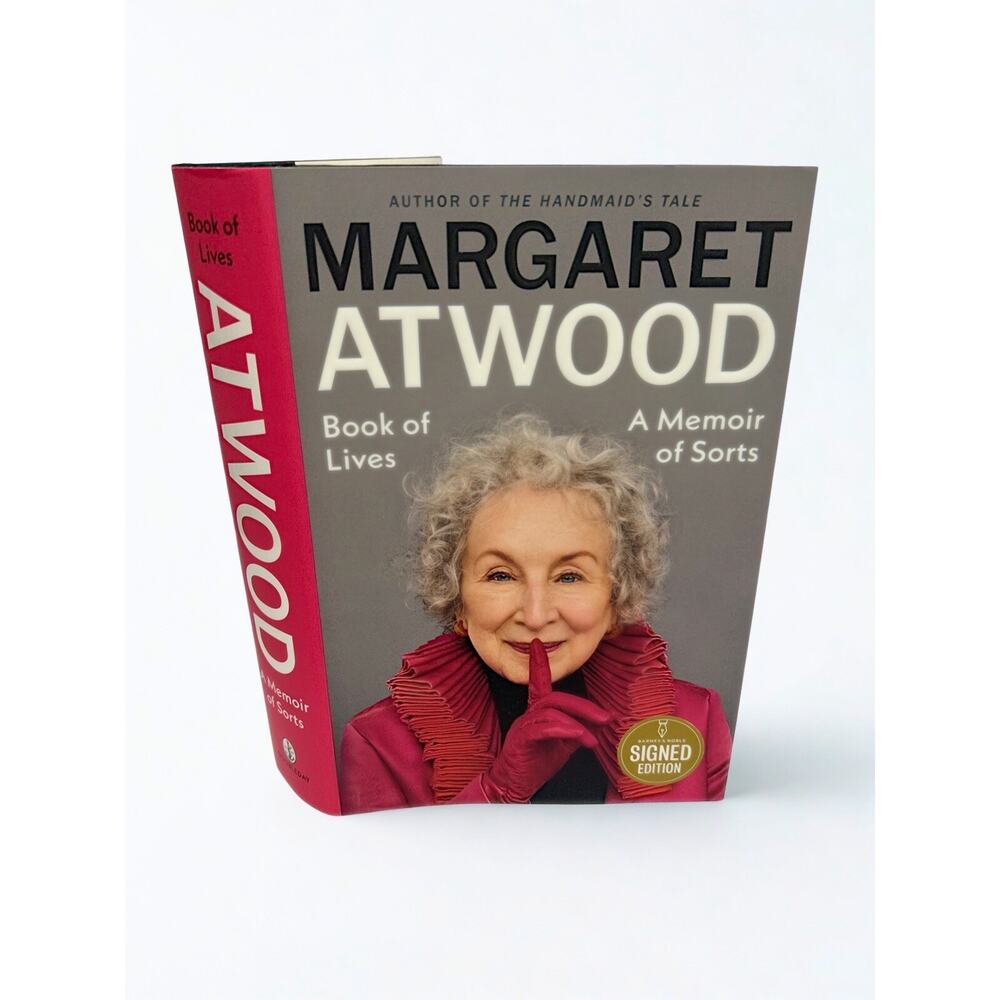 Margaret Atwood Book of Lives A Memoir of Sorts Signed Edition Handmaid’s Tale - Picture 3 of 11